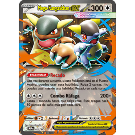 CAJA POKEMON MEGA KANGASKHAN EX (ESPAÑOL)
