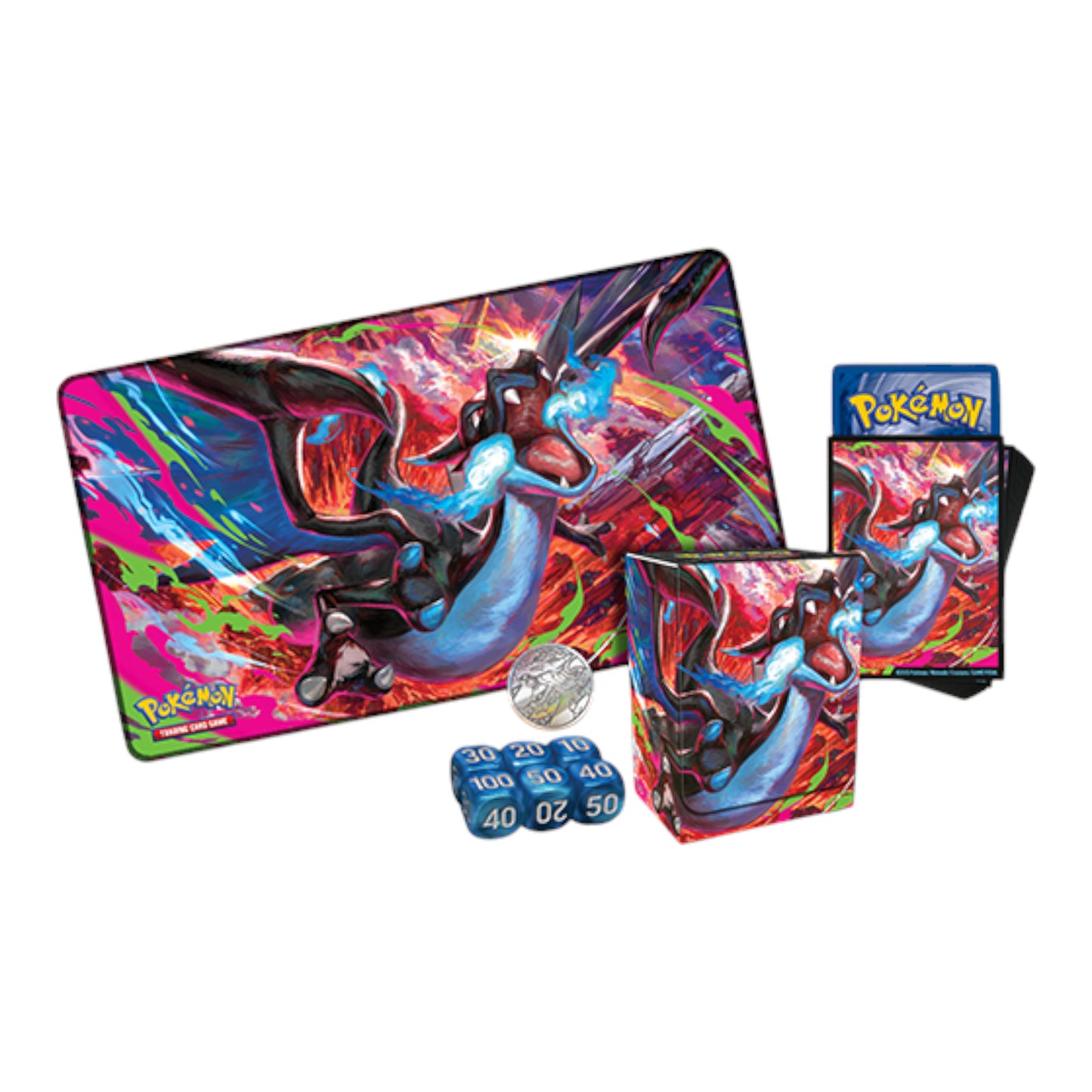 UPC POKEMON ULTRA PREMIUM MEGA CHARIZARD X EX PHANTASMAL FLAMES - FUEGOS FANTASMALES (ESPAÑOL)