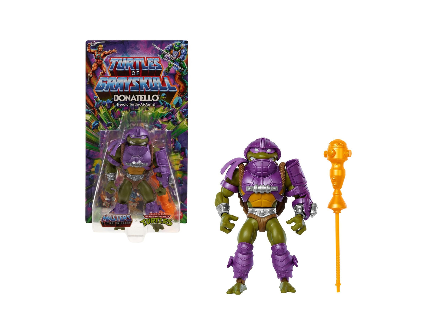 MASTERS OF THE UNIVERSE ORIGINS TURTLES OF GRAYSKULL DONATELLO