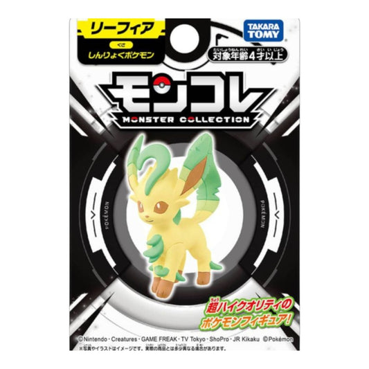 FIGURA PVC POKEMON LEAFEON MONSTER COLLECTION - TAKARA TOMY