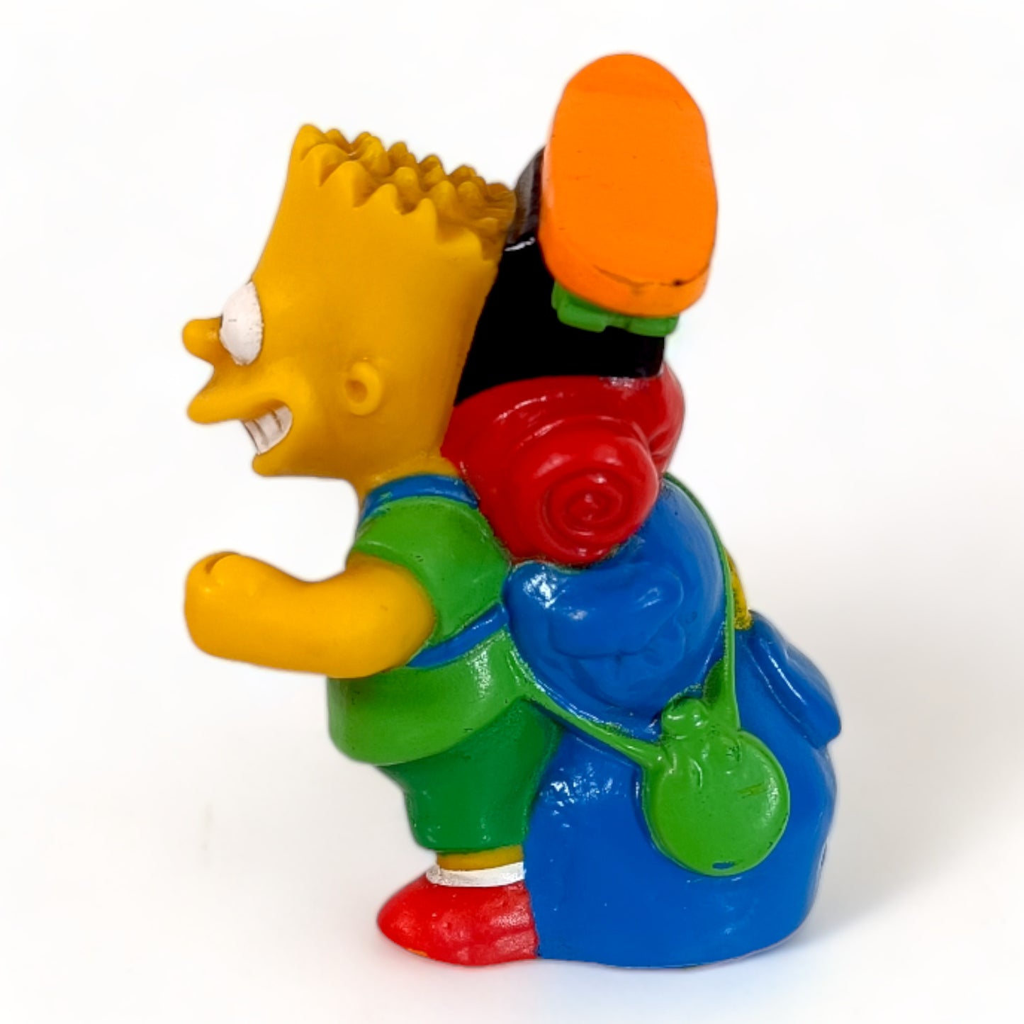 FIGURA PVC BART SIMPSON CAMPING 1990 THE SIMPSONS BURGER KING (7CM)