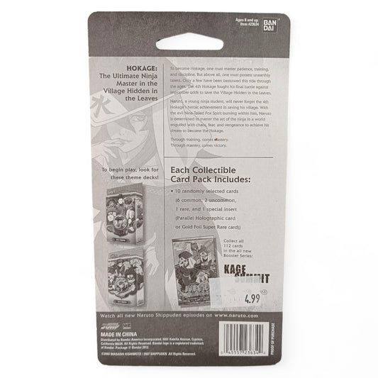 BLISTER NARUTO SHIPPUDEN CCG KAGE SUMMIT BANDAI BOOSTER PACK SEALED