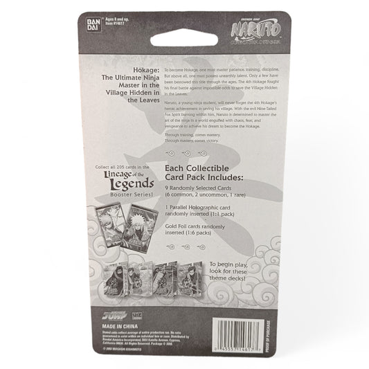 BLISTER NARUTO SHIPPUDEN CCG LINEAGE OF LEGENDS MINATO NAMIKAZE BANDAI BOOSTER PACK SEALED