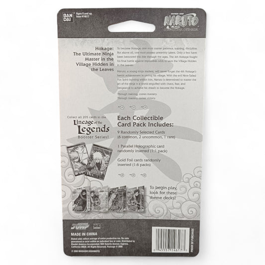 BLISTER NARUTO SHIPPUDEN CCG LINEAGE OF LEGENDS JIRAIYA BANDAI BOOSTER PACK SEALED