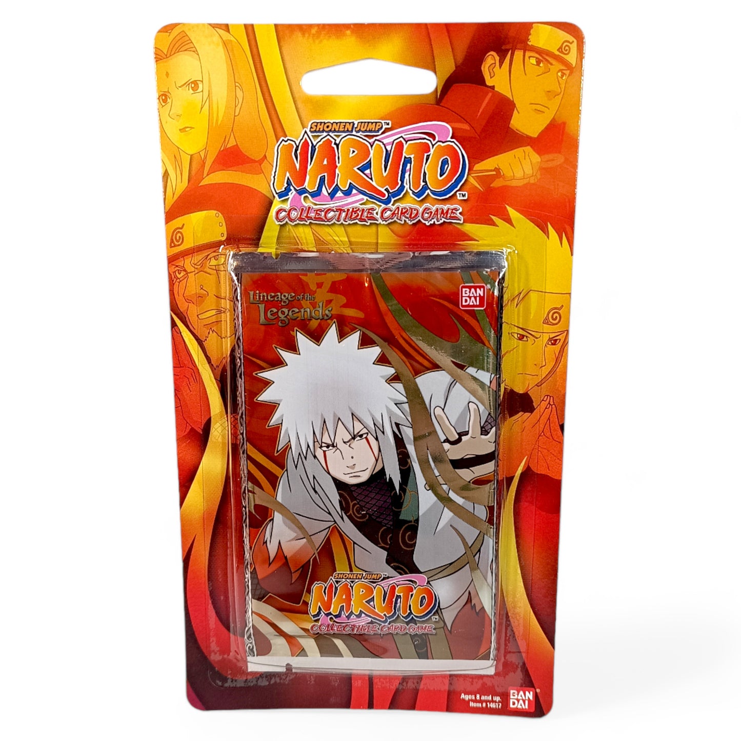 BLISTER NARUTO SHIPPUDEN CCG LINEAGE OF LEGENDS JIRAIYA BANDAI BOOSTER PACK SEALED