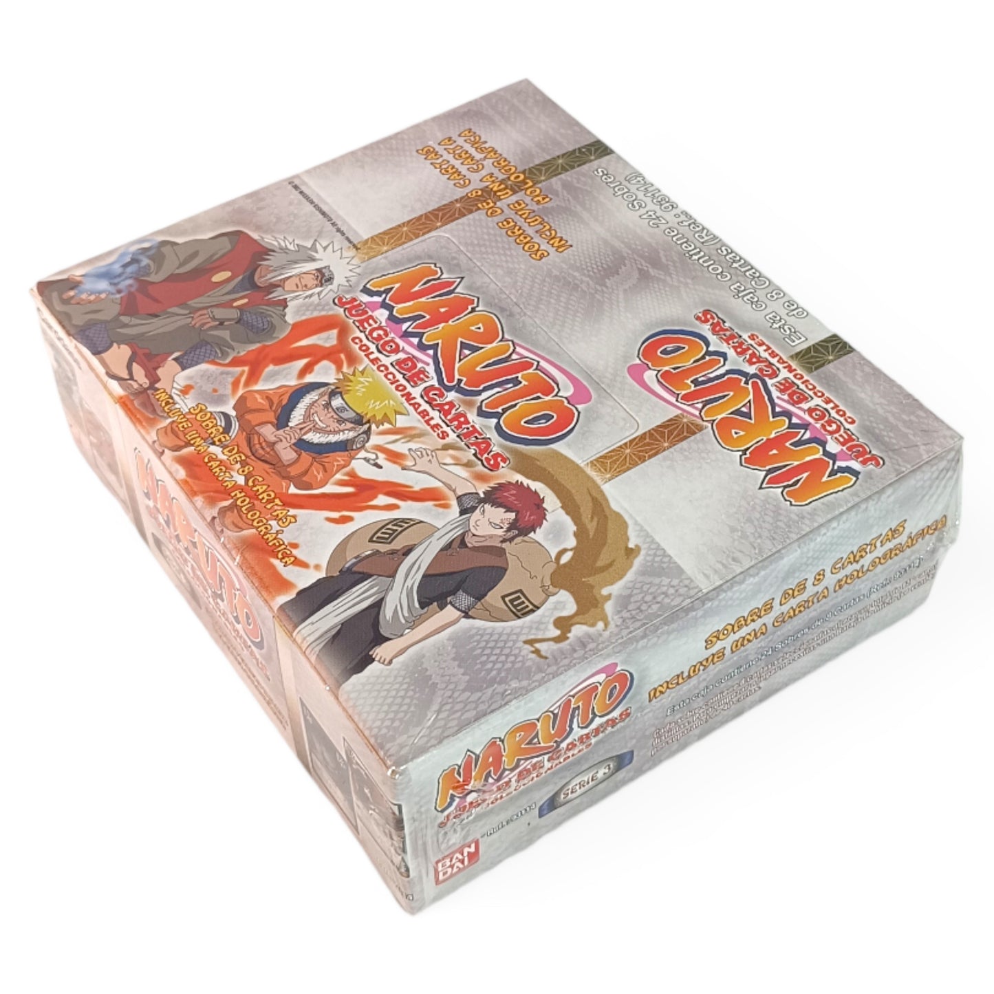 BOX NARUTO CARD GAME SERIES 3 JCC 24 PACKS BANDAI CARDDASS (SPANISH)