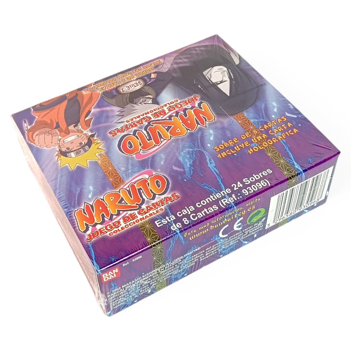 BOX NARUTO CARD GAME SERIES 2 JCC 24 PACKS BANDAI CARDDASS (SPANISH)
