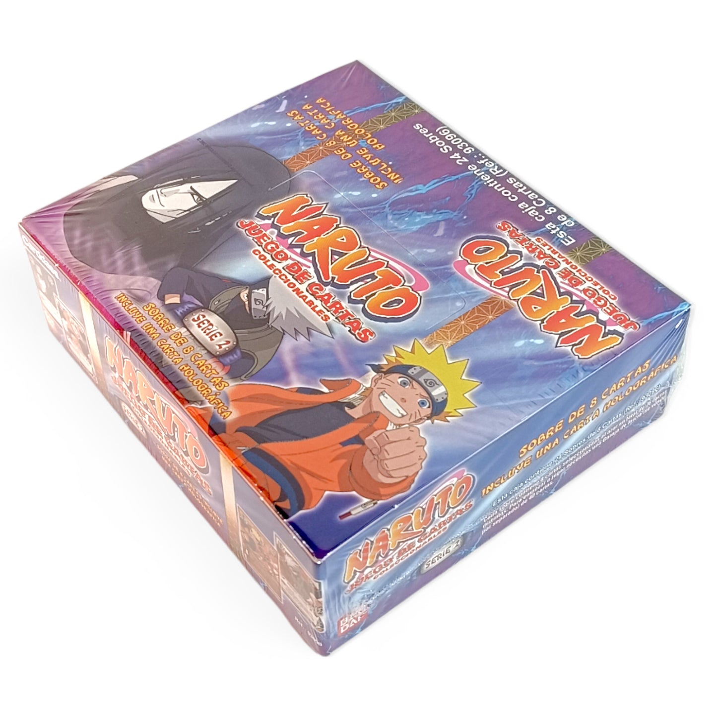 BOX NARUTO CARD GAME SERIES 2 JCC 24 PACKS BANDAI CARDDASS (SPANISH)