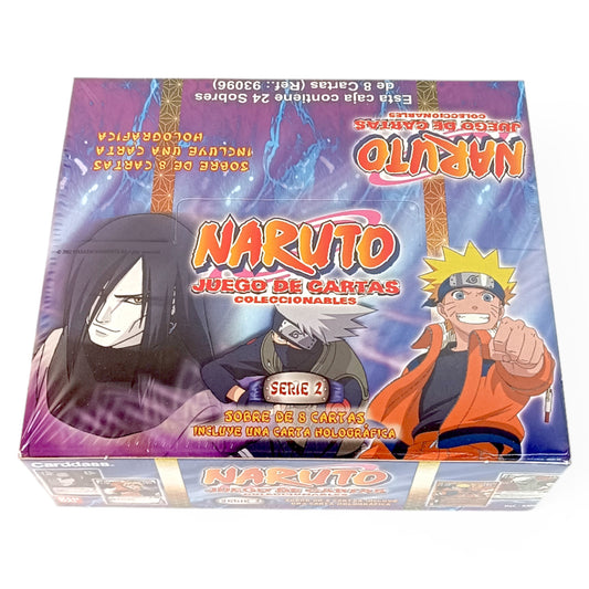 BOX NARUTO JUEGO DE CARTAS SERIE 2 JCC 24 SOBRES BANDAI CARDDASS (ESPAÑOL)