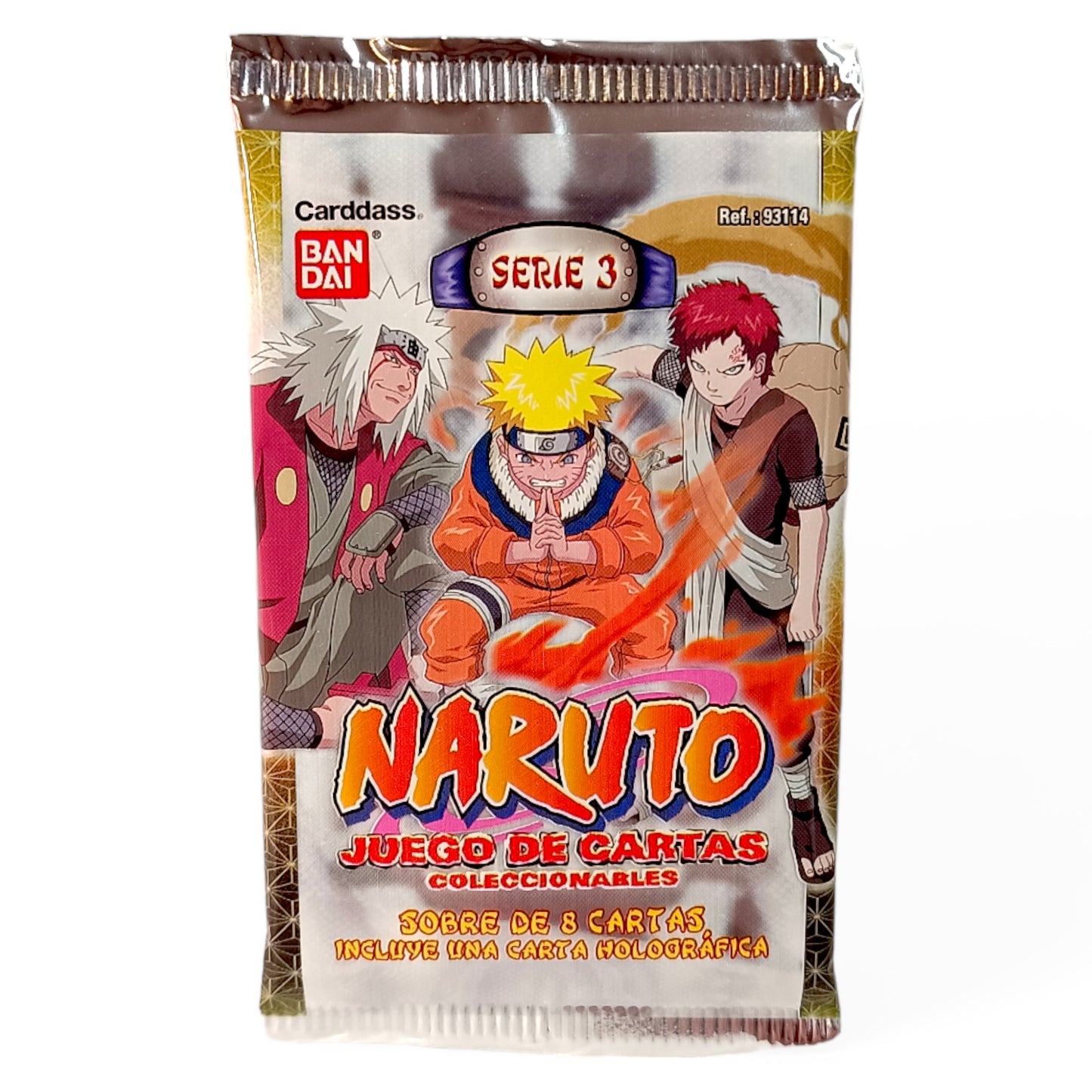 NARUTO BOOSTER SEALED SERIE 3 TCG BANDAI CARDDASS (SPANISH)