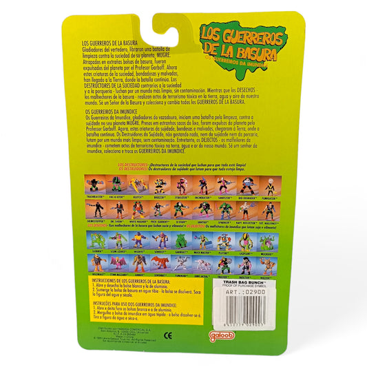 BLISTER LOS GUERREROS DE LA BASURA - TRASH BAG BUNCH - GALOOB FAMOSA 1991