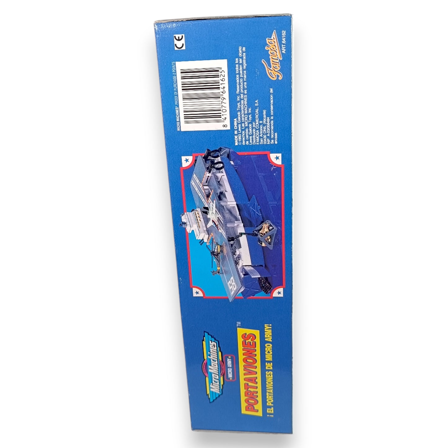 PLAYSET MICROMACHINES AIRCRAFT CARRIER ARMY MICRO MACHINES FAMOSA GALOOB 1993