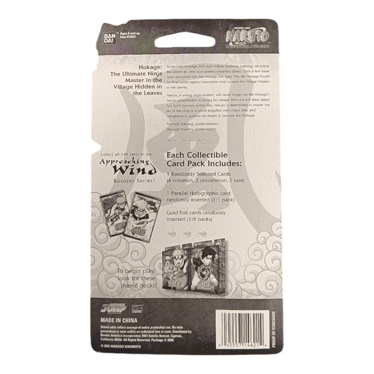 BLISTER NARUTO CCG "APPROACHING WIND" MINATO NAMIKAZE BANDAI BOOSTER PACK SEALED