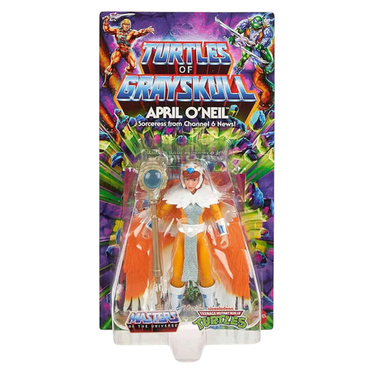 FIGURA APRIL O'NEIL TURTLES OF GRAYSKULL MASTERS OF THE UNIVERSE ORIGINS WAVE 4