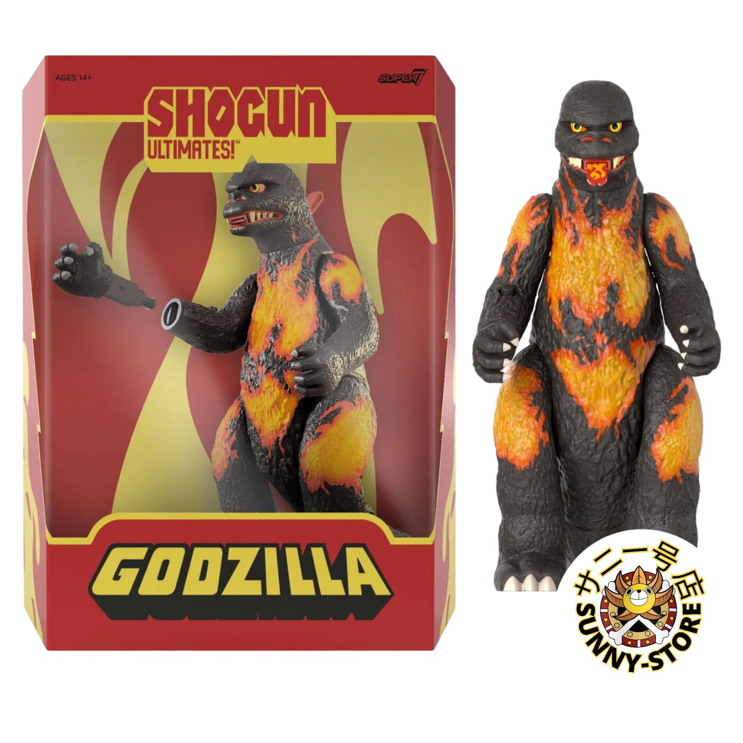 FIGURA GODZILLA 1995 TOHO SHOGUN ULTIMATES SUPER7