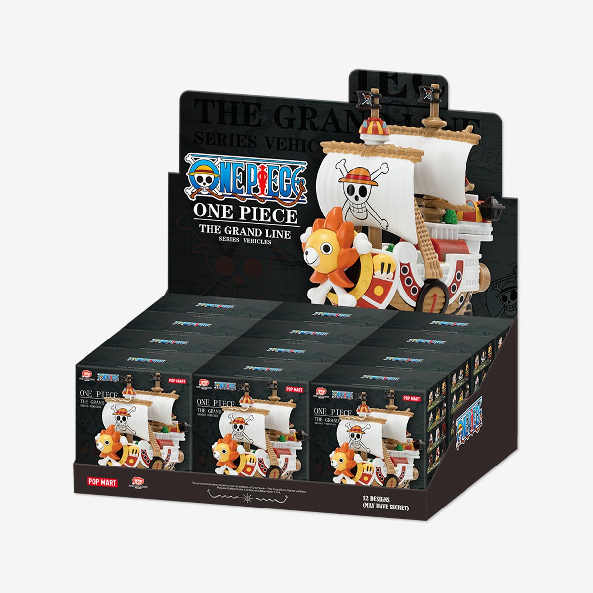 BLIND BOX POP MART ONE PIECE THE GRAND LINE SERIES VEHICLES