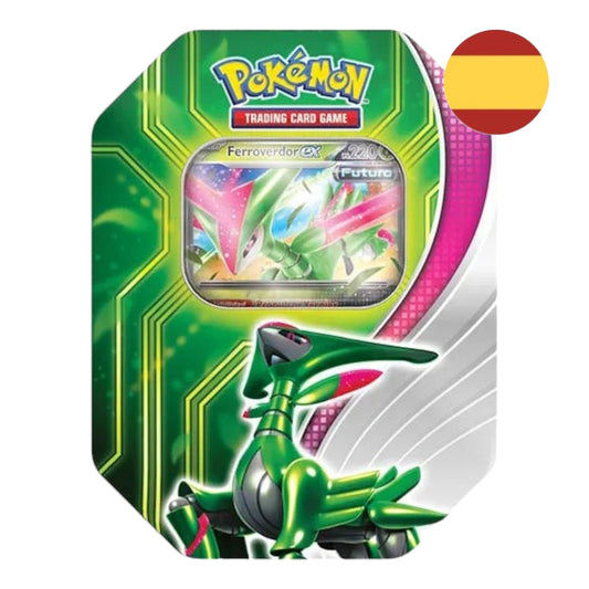 LATA POKEMON TCG COLISION PARADÓJICA - FERROVERDOR EX (ESPAÑOL)