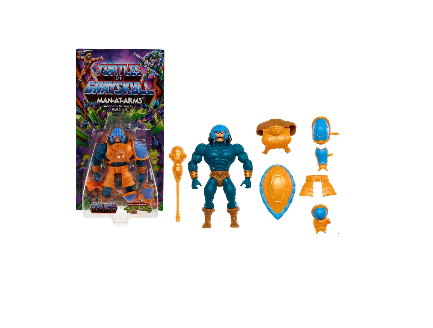 MASTERS OF THE UNIVERSE ORIGINS TURTLES OF GRAYSKULL MAN-AT-ARMS TMNT