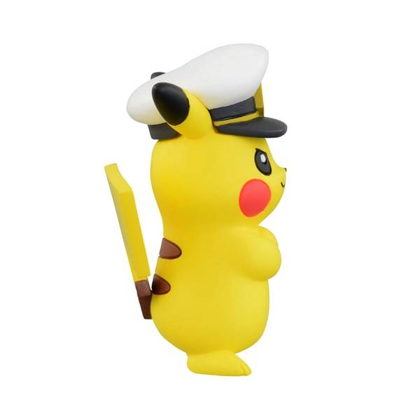 FIGURA PVC POKEMON CAPTAIN PIKACHU MONSTER COLLECTION MS-12 TAKARA TOMY