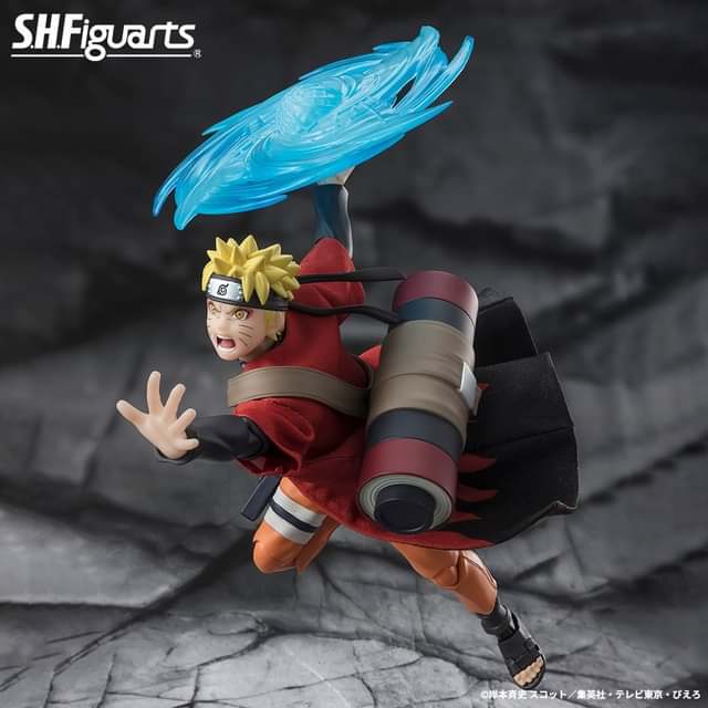 FIGURA NARUTO UZUMAKI SAGE MODE SAVIOR OF KONOHA NARUTO SHIPPUDEN SH FIGUARTS PREMIUM BANDAI 14.5 CM