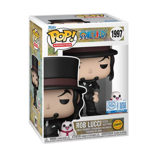 FUNKO POP ONE PIECE ROB LUCCI WITH HATTORI CHASE #1275