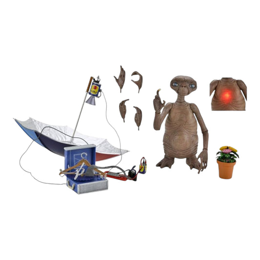 NECA - E.T 40 aniversario ULTIMATE DELUXE E.T WITH LED CHEST