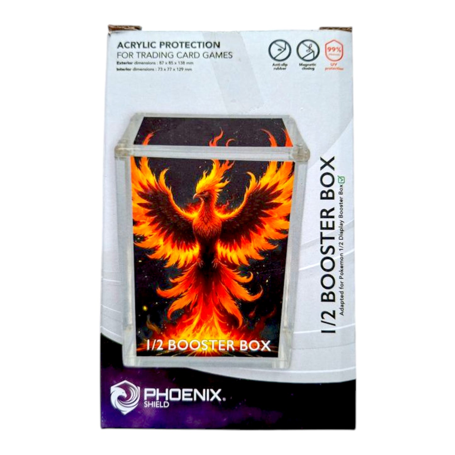 PROTECTOR MAGNÉTICO METACRILATO POKEMON PARA CAJA DE 18 SOBRES