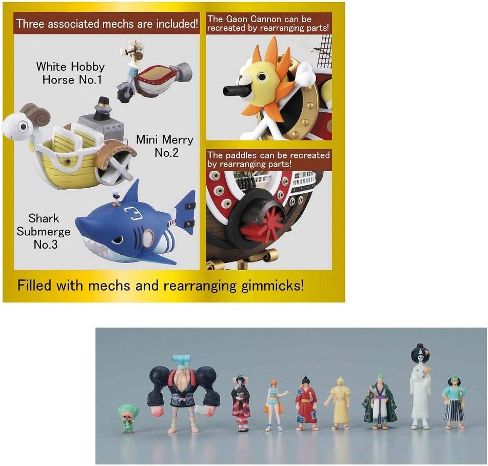 ONE PIECE THOUSAND SUNNY LAND OF WANO RE-RUN MODEL KIT