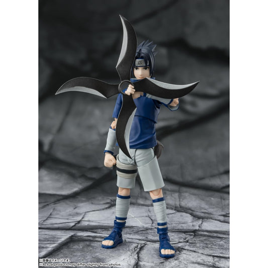 FIGURE SASUKE UCHIHA NINJA PRODIGY UCHIHA CLAN BLOODLINE NARUTO SHIPPUDEN TAMASHII NATIONS - BANDAI SH FIGUARTS