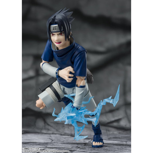 FIGURE SASUKE UCHIHA NINJA PRODIGY UCHIHA CLAN BLOODLINE NARUTO SHIPPUDEN TAMASHII NATIONS - BANDAI SH FIGUARTS