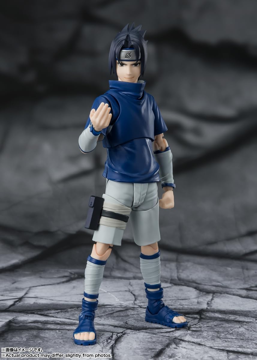 FIGURA SASUKE UCHIHA NINJA PRODIGY UCHIHA CLAN BLOODLINE NARUTO SHIPPUDEN TAMASHII NATIONS - BANDAI SH FIGUARTS