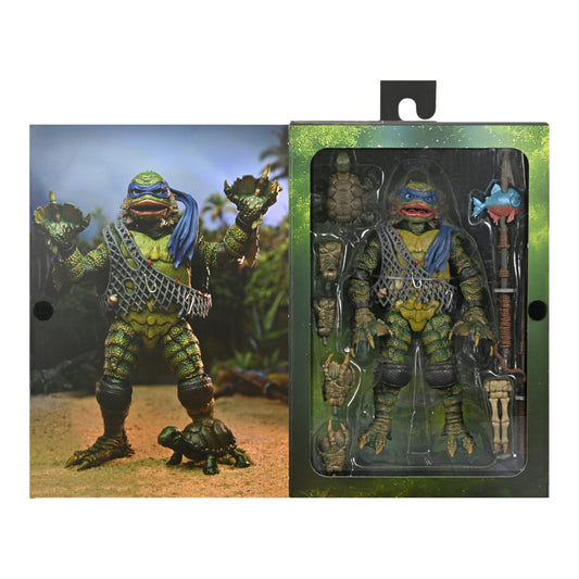 NECA - TEENAGE MUTANT NINJA TURTLES "LEONARDO AS THE CREATURE FROM THE BLACK LAGOON" UNIVERSAL MONSTERS