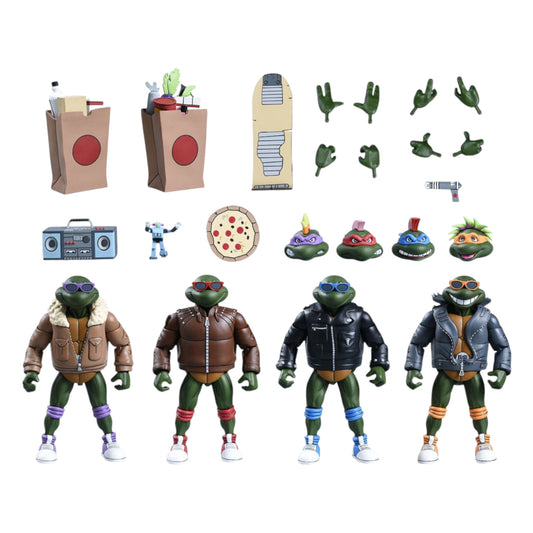 NECA PUNK TURTLES 4 PACK TEENAGE MUTANT NINJA TURTLES