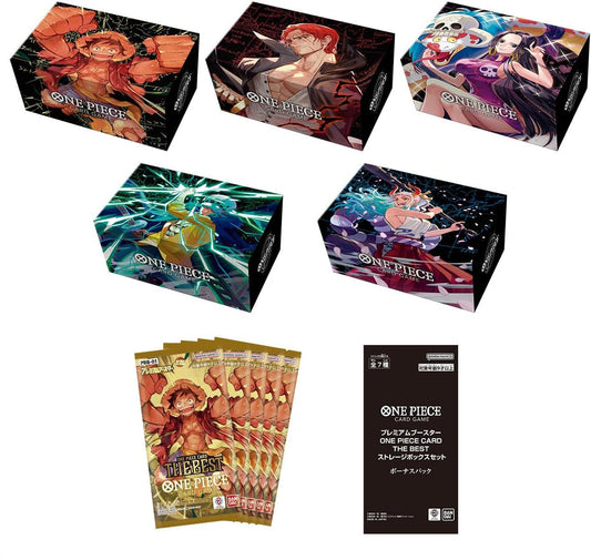 ONE PIECE PREMIUM BOOSTER "THE BEST" PRB-01 STORAGE BOX SET (JAPONÉS)