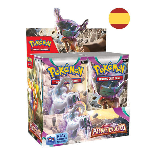 CAJA POKEMON SV2 EVOLUCIONES DE PALDEA 36 SOBRES (ESPAÑOL)