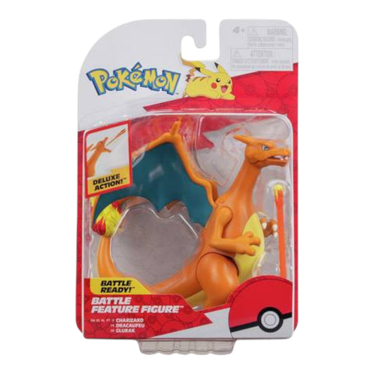 FIGURA BATTLE FEATURE CHARIZARD (13CM) - JAZWARES