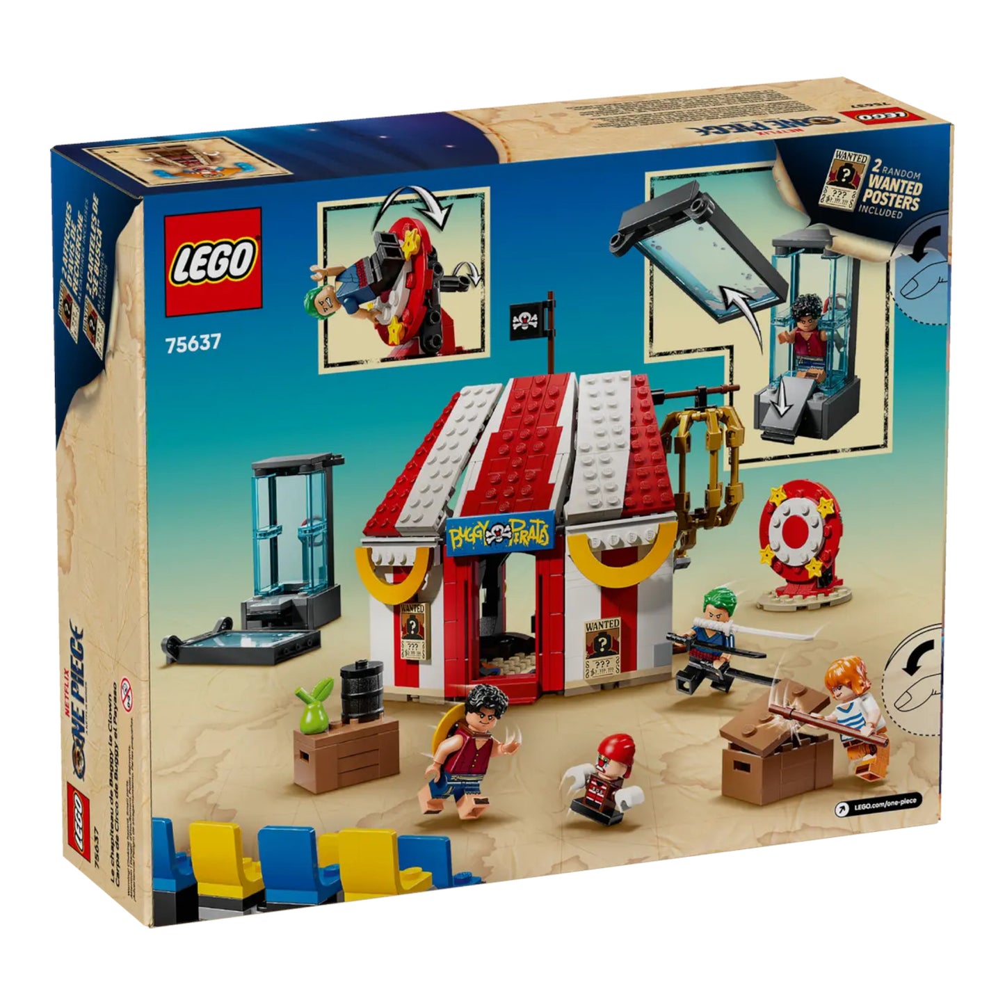 LEGO ONE PIECE - CARPA DE CIRCO DE BUGGY EL PAYASO #75637