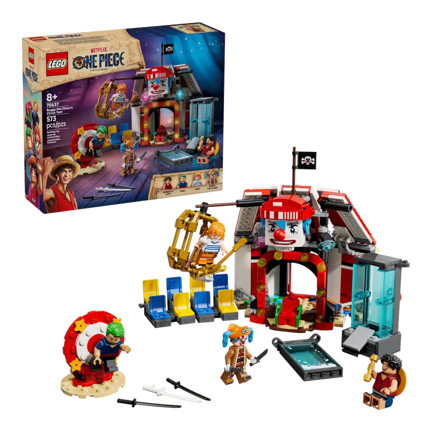 LEGO ONE PIECE - CARPA DE CIRCO DE BUGGY EL PAYASO #75637