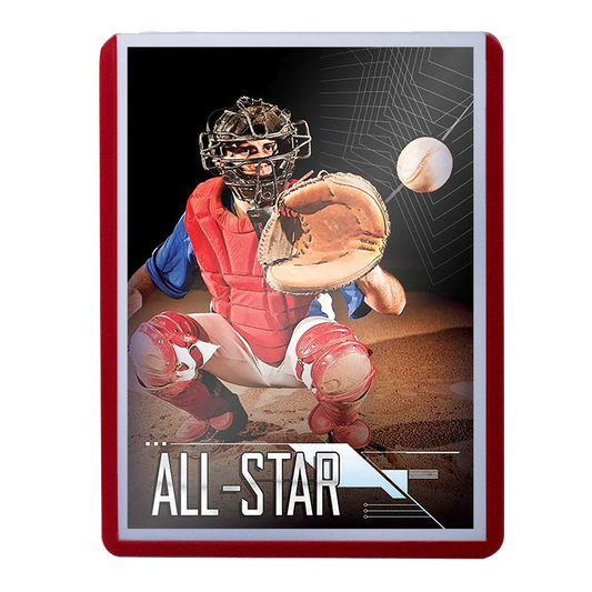 ULTRA PRO - 25 TOPLOADERS RED EDGE