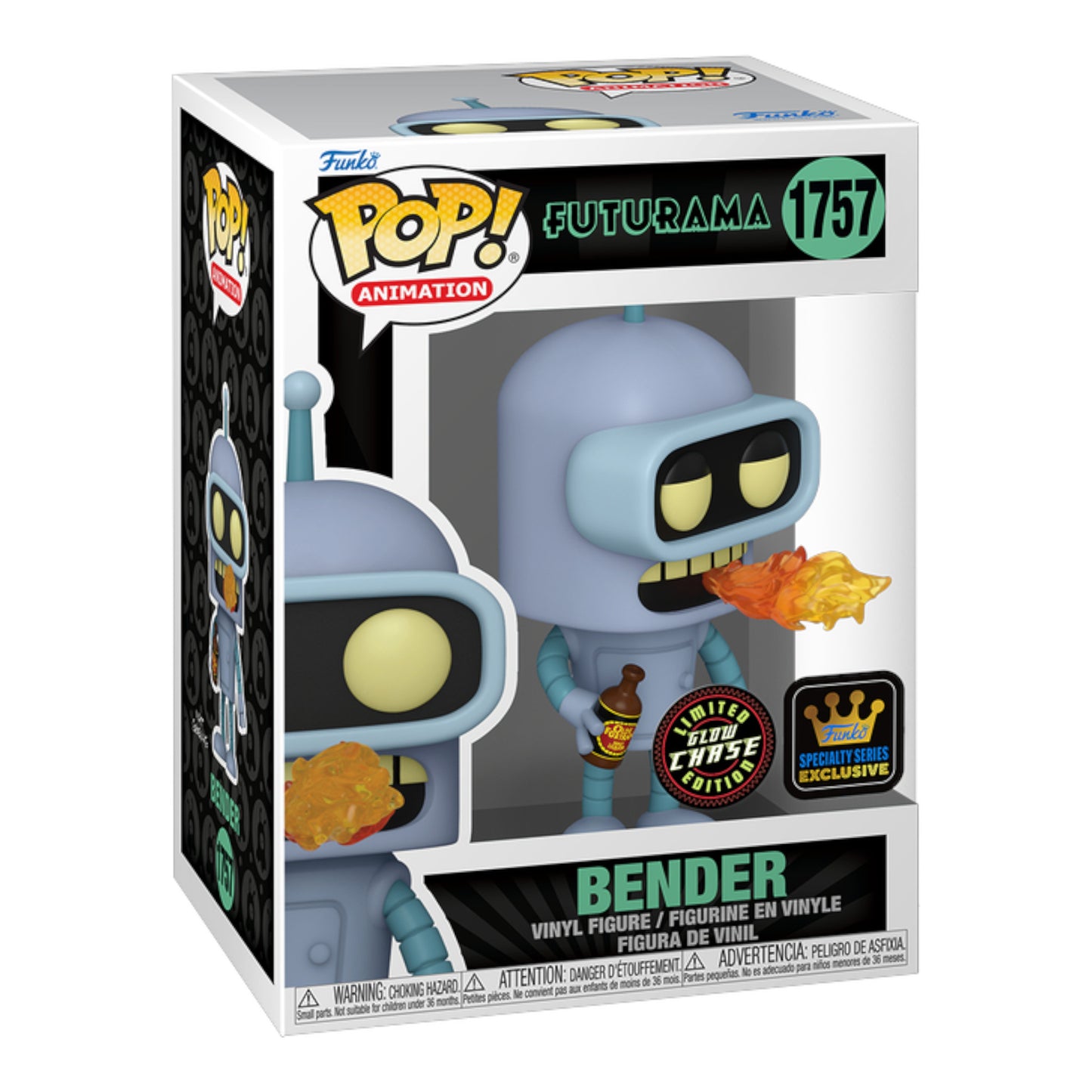 FUNKO POP BENDER GLOW CHASE FUTURAMA #1757
