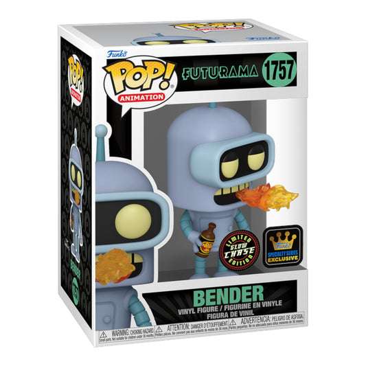 FUNKO POP BENDER GLOW CHASE FUTURAMA #1757