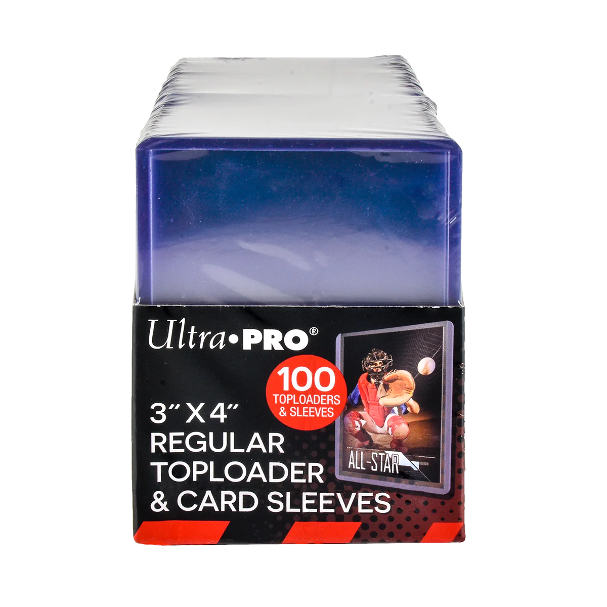 ULTRA PRO - 100 TOPLOADERS + 100 SLEEVES