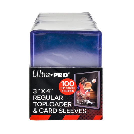 ULTRA PRO - 100 TOPLOADERS + 100 SLEEVES