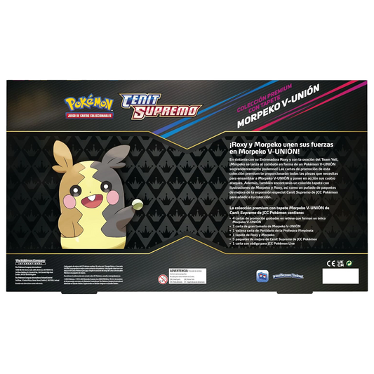 COLECCIÓN PREMIUM MORPEKO V-UNIÓN CENIT SUPREMO POKEMON (ESPAÑOL)