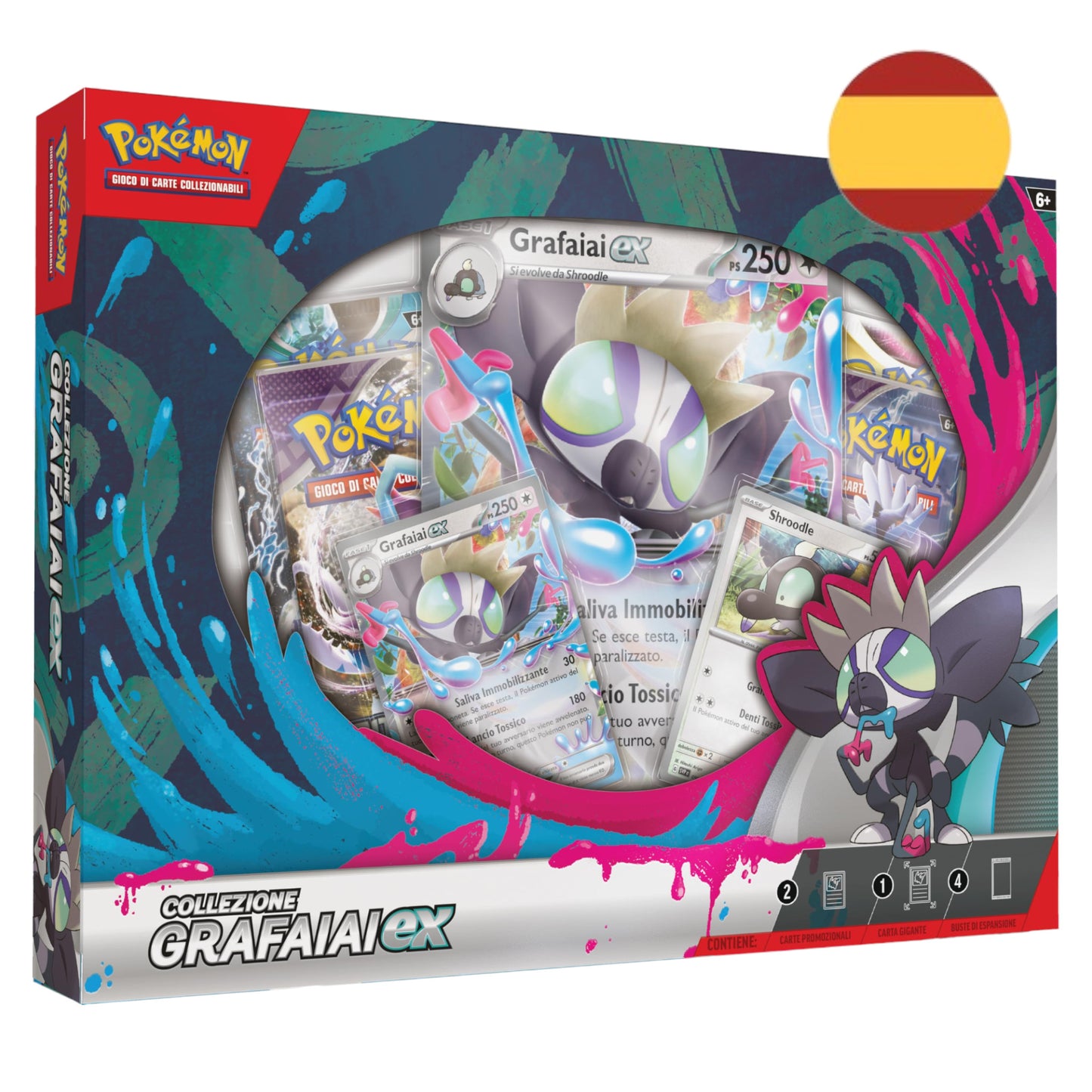 POKEMON TCG GRAFAIAI EX COLLECTION BOX (ESPAÑOL)