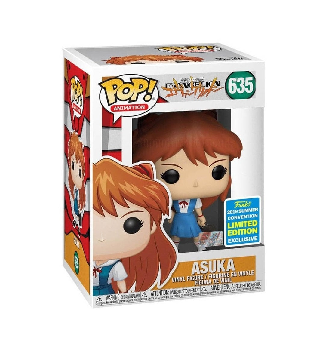 FUNKO POP EVANGELION ASUKA SDCC 2019 #635