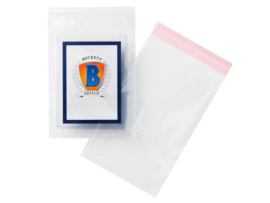 GRADED CARD SLEEVES RESEALABLE FOR BECKETT (100 SLEEVES) - DRAGON SHIELD