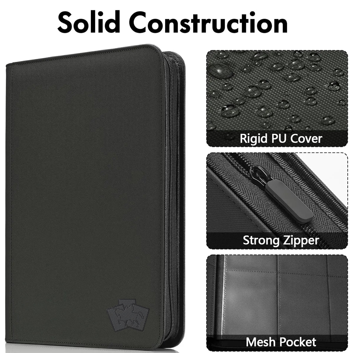 ÁLBUM 360 CARTAS TCG - NEGRO