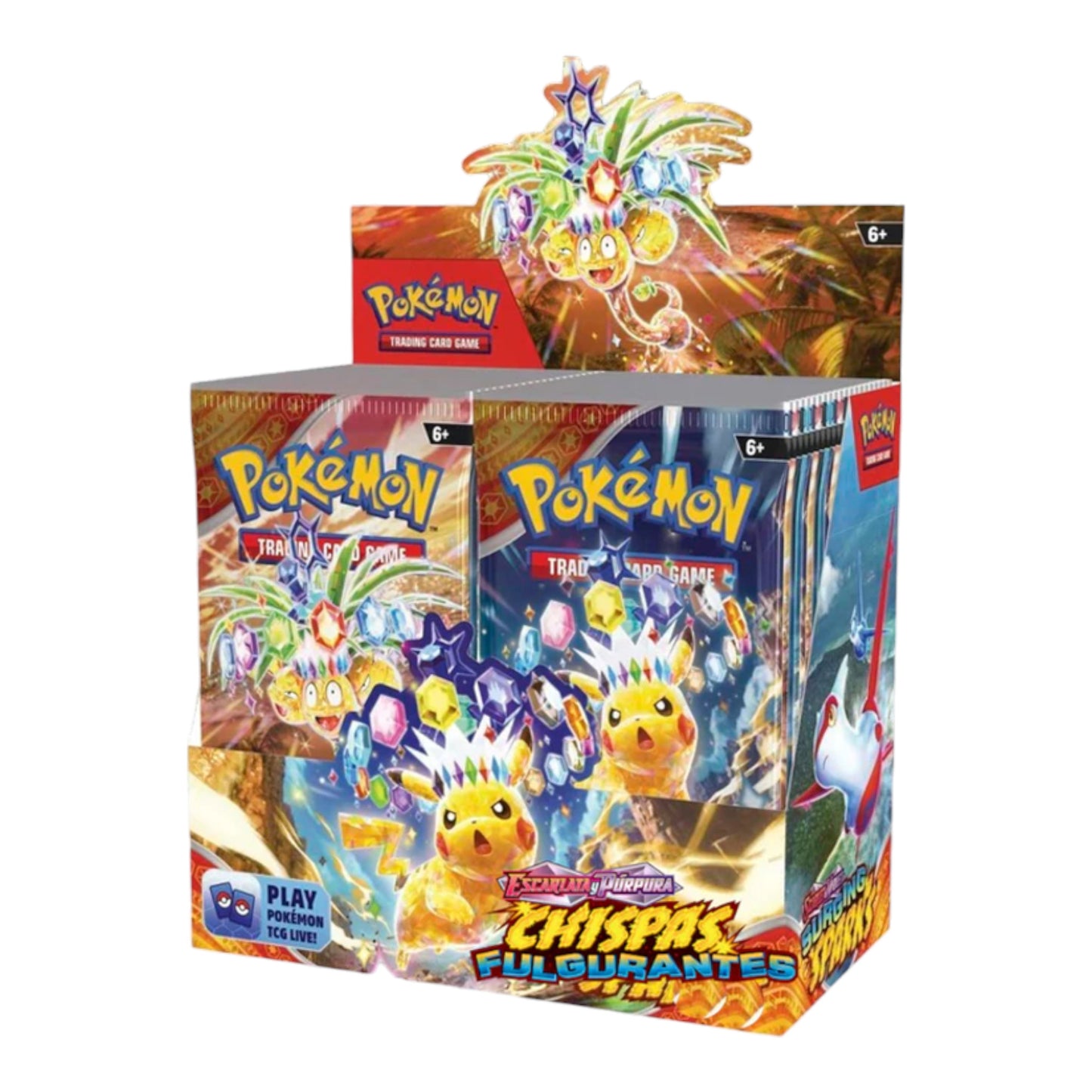 CAJA POKEMON SV8 CHISPAS FULGURANTES (36 SOBRES)