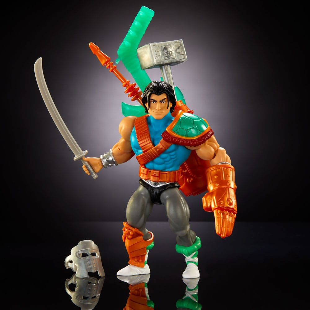 FIGURA CASEY JONES TURTLES OF GRAYSKULL MASTERS OF THE UNIVERSE ORIGINS WAVE 3